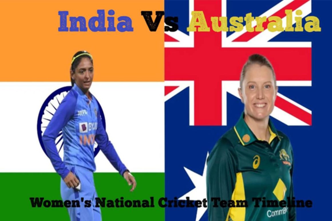 india women's national cricket team vs australia women's national cricket team timeline